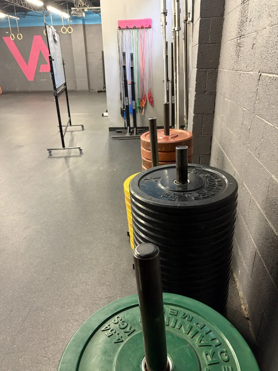 Alternate angle of the main training floor at Vickery Athletics gym in East Dallas, TX